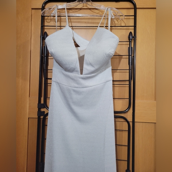 Metallic wedding prom dress - Picture 8 of 16